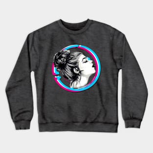 Revolt Punk Rock Girl Crewneck Sweatshirt